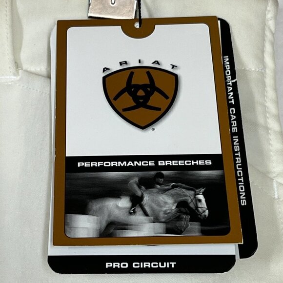 Vintage Ariat Breeches Riding Pants Cream Equestrian 32 - Picture 8 of 12